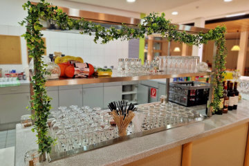 Speisesaal Küchenbereich