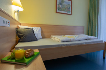 Zimmer: Einbettzimmer Schlafbereich